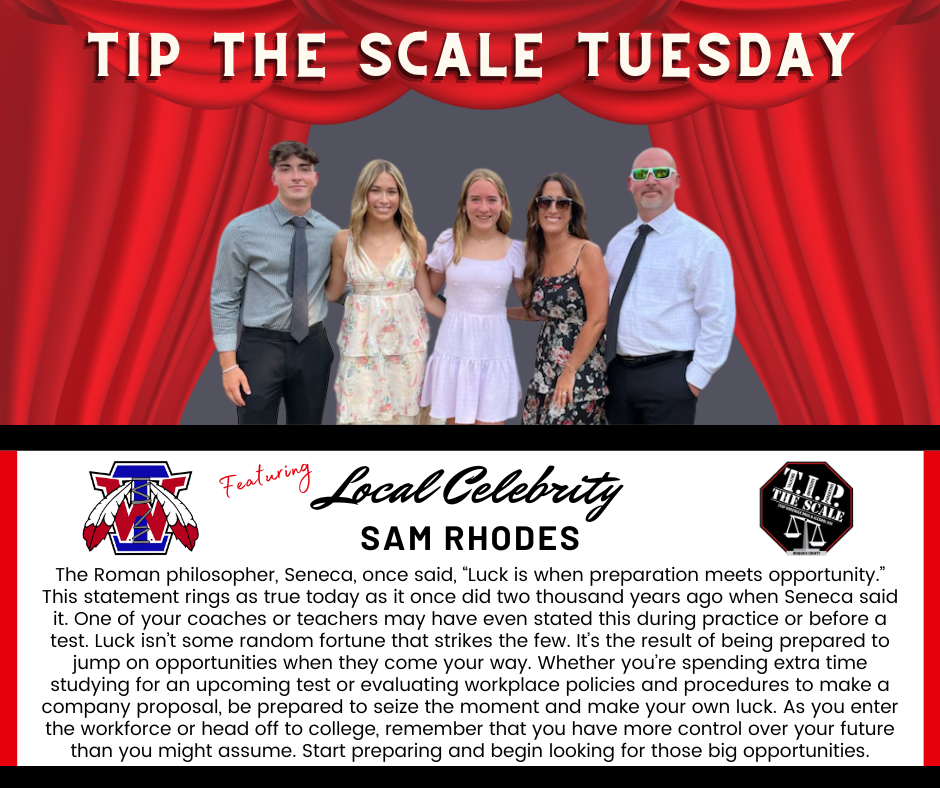 TIP Celebrity Feature Sam Rhodes Graphic